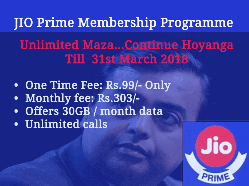 Jio Prime Membership