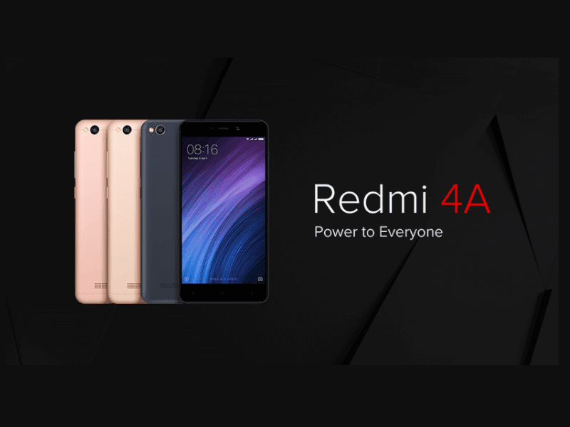 Xiaomi Redmi 4A Launched at Rs. 5,999