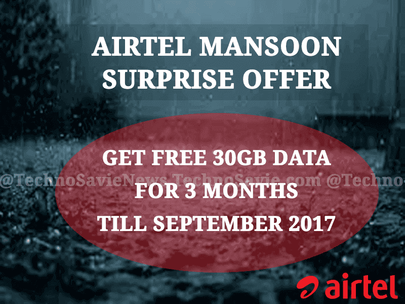 Airtel Monsoon Surprise offer