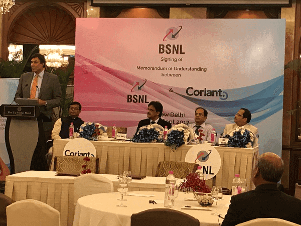 BSNL & Coriant signed pact to accelerate 5G and IoT growth in India