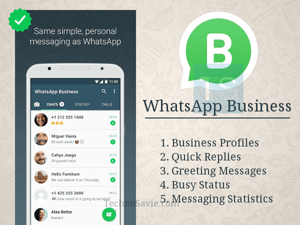 WhatsApp Business App launched